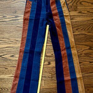 ** Altar'd State Multicolor Striped Flare Jeans **